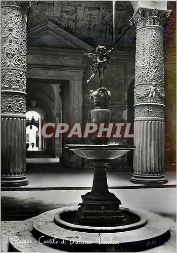 Cartes postales moderne Florence cour du polazzo vecchio