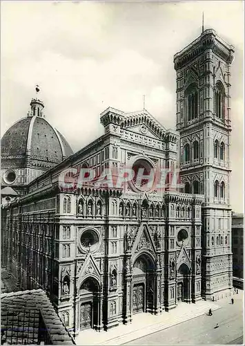 Moderne Karte Firenze le dome et le cloker