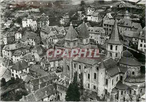 Cartes postales moderne Conques (aveyron) les basilique les absides et le cloitre