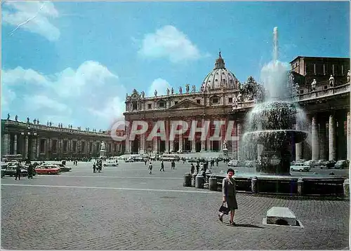 Cartes postales moderne Roma place saint pierre