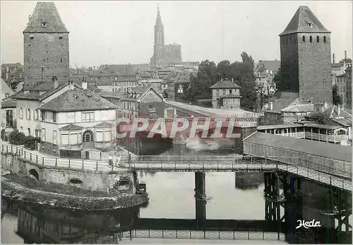 Moderne Karte Strasbourg les ponts couverts