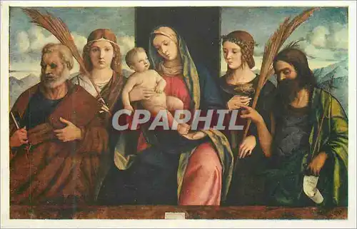 Cartes postales moderne giovanni bellini italian venetian madonna and child