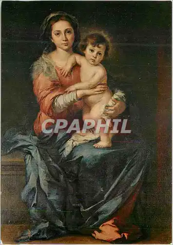 Cartes postales moderne Firenze galerie pitti murillo la vierge