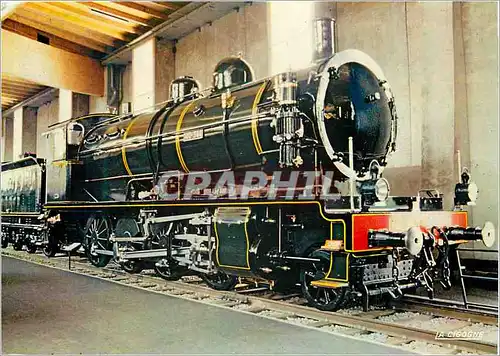 Cartes postales moderne Musee francais du chemin de fer mulhouse Train Locomotive 140 344 Etat