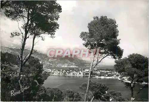 Cartes postales moderne Villefranche sur mer vue sur le cap ferrat et la tete de chien