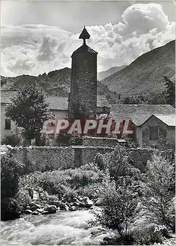 Moderne Karte Ax les thermes (ariege) alt 720m eglise saint jerome