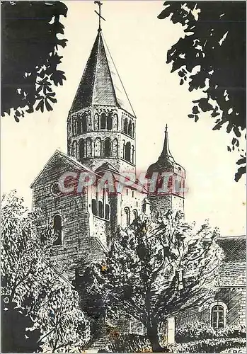 Cartes postales moderne Cluny (s et l) abbaye
