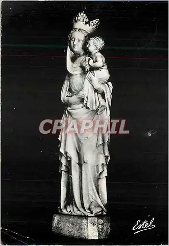 Cartes postales moderne Abbaye saint benoit de fluery notre dame de fluery (albatre du xiv s)