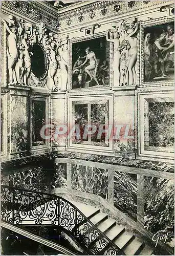 Cartes postales moderne Fontainebleau (seine et marne) le palais escalier du roi ou escalier d honneur