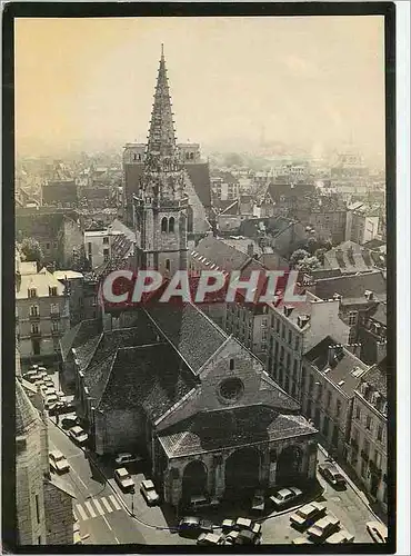 Moderne Karte Dijon saint philibert depuis la tour sud de saint benigne