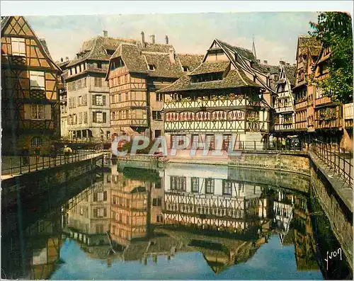 Moderne Karte Strasbourg (bas rhin) l alsace