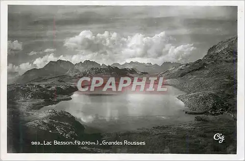 Cartes postales moderne Lac besson (2070 m) grandes rousses