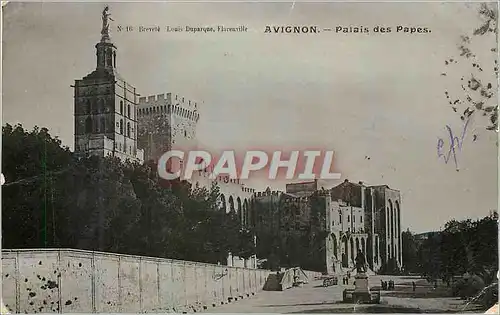 Cartes postales Avignon palais des papes