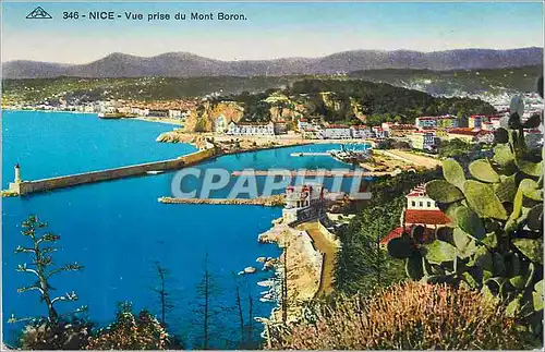 Cartes postales Nice vue prise du mont boron
