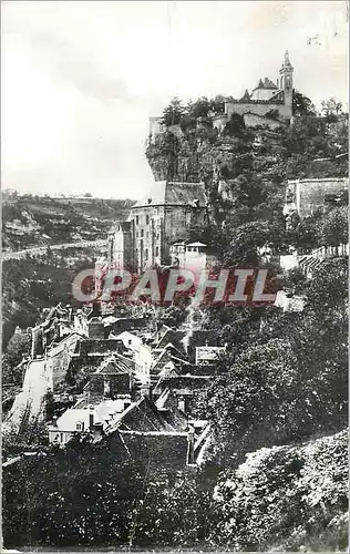 Moderne Karte Rocamadour (lot) vue generale