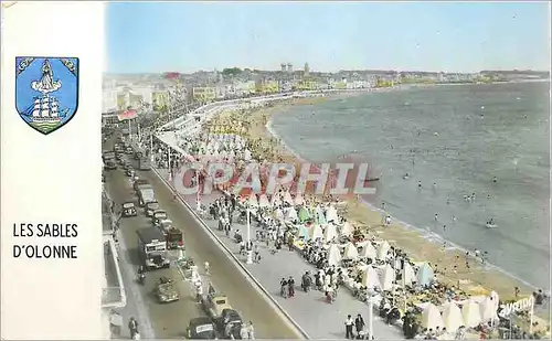 Cartes postales moderne Les sables d olonne images de france vue d ensemble de la plage