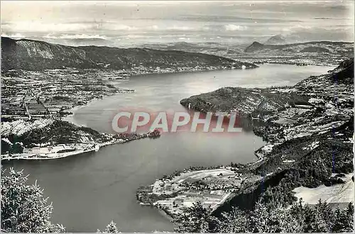 Cartes postales moderne Lac d annecy vu du col de la forclaz