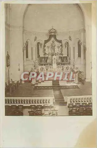 CARTE PHOTO Autel Eglise