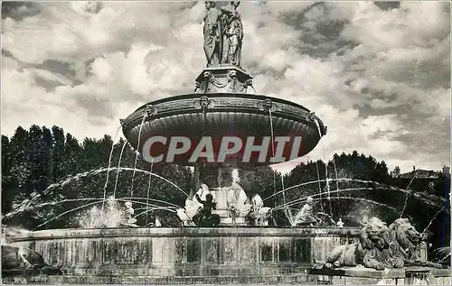 Cartes postales moderne La cite du roy rene aix en provence la grande fontaine sur la rotonde (xix siecle)