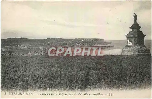 Ansichtskarte AK Mers les bains panorama sur le treport pris de notre dame des flots