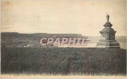 Cartes postales Mers les bains panorama sur le treport