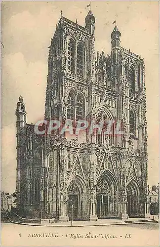 Cartes postales Abbeville l eglise saint vulfran