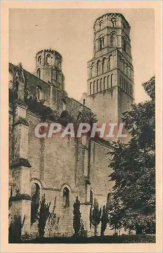 Cartes postales Abbaye de jumieges nd ruines de l eglise nd cote nord