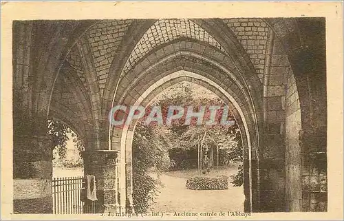 Ansichtskarte AK Jumieges (s inf) ancienne entree de l abbaye