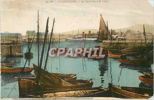 Cartes postales Cherbourg le petit port de l epi Bateaux