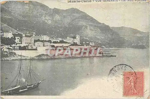 Cartes postales Monte carlo vue generale