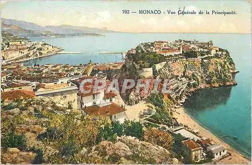 Cartes postales Monaco vue generale de la principaute