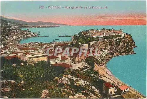 Cartes postales Monaco vue generale de la principaute