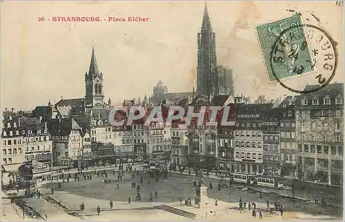 Cartes postales Strasbourg place kleher