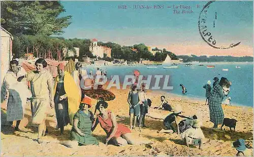 Cartes postales Juan les pins la plage