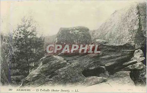 Cartes postales Nemours le crocodile (rocher dumee)