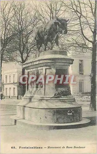 Ansichtskarte AK Fontainebleau monument de rosa bonheur