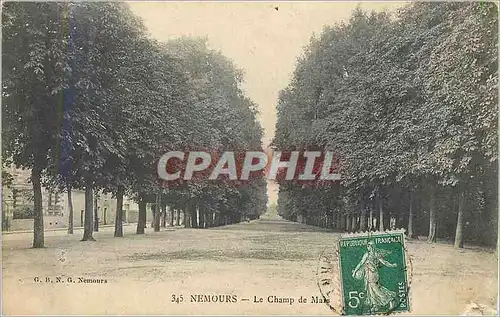 Ansichtskarte AK Nemours le champ de mars