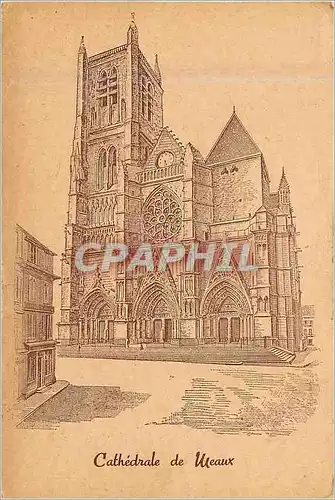 Cartes postales Cathedrale de meaux