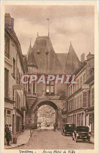 Cartes postales Vendome ancien hotel de ville Automobile