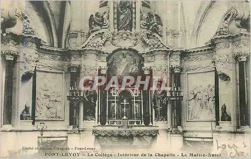 Ansichtskarte AK Pont levoy le college interieur de la chapelle le maitre autel