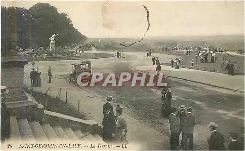 Cartes postales Saint germain en laye la terrasse Automobile