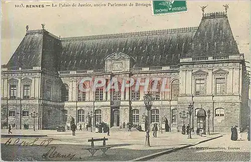 Ansichtskarte AK Rennes le palais de justice ancien parlement de bretagne