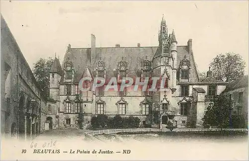 Cartes postales Beauvais le palais de justice