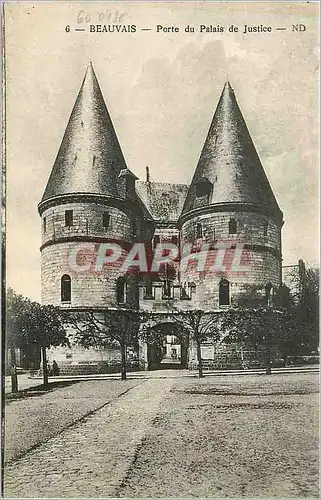 Ansichtskarte AK Beauvais porte du palais de justice