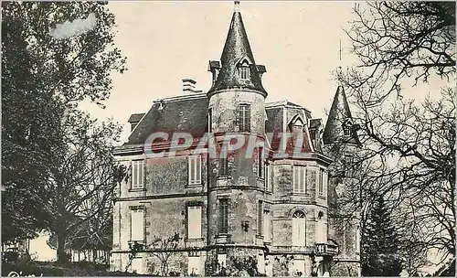 Moderne Karte Casteljaloux (lot et garonne) chateau de bauziac