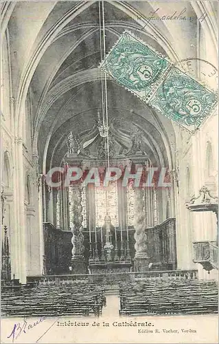 Cartes postales Interieur de la cathedrale Verdun