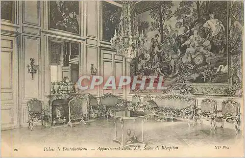 Ansichtskarte AK Palais de fontainebleau appartement louis xv salon de reception