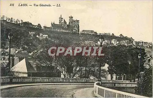Cartes postales Laon vue generale
