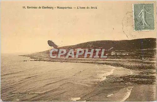 Ansichtskarte AK Environs de cherbourg mauperlus l anse du brick