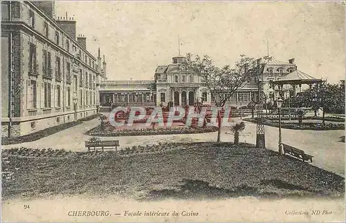Cartes postales Cherbourg facade interieure du casino